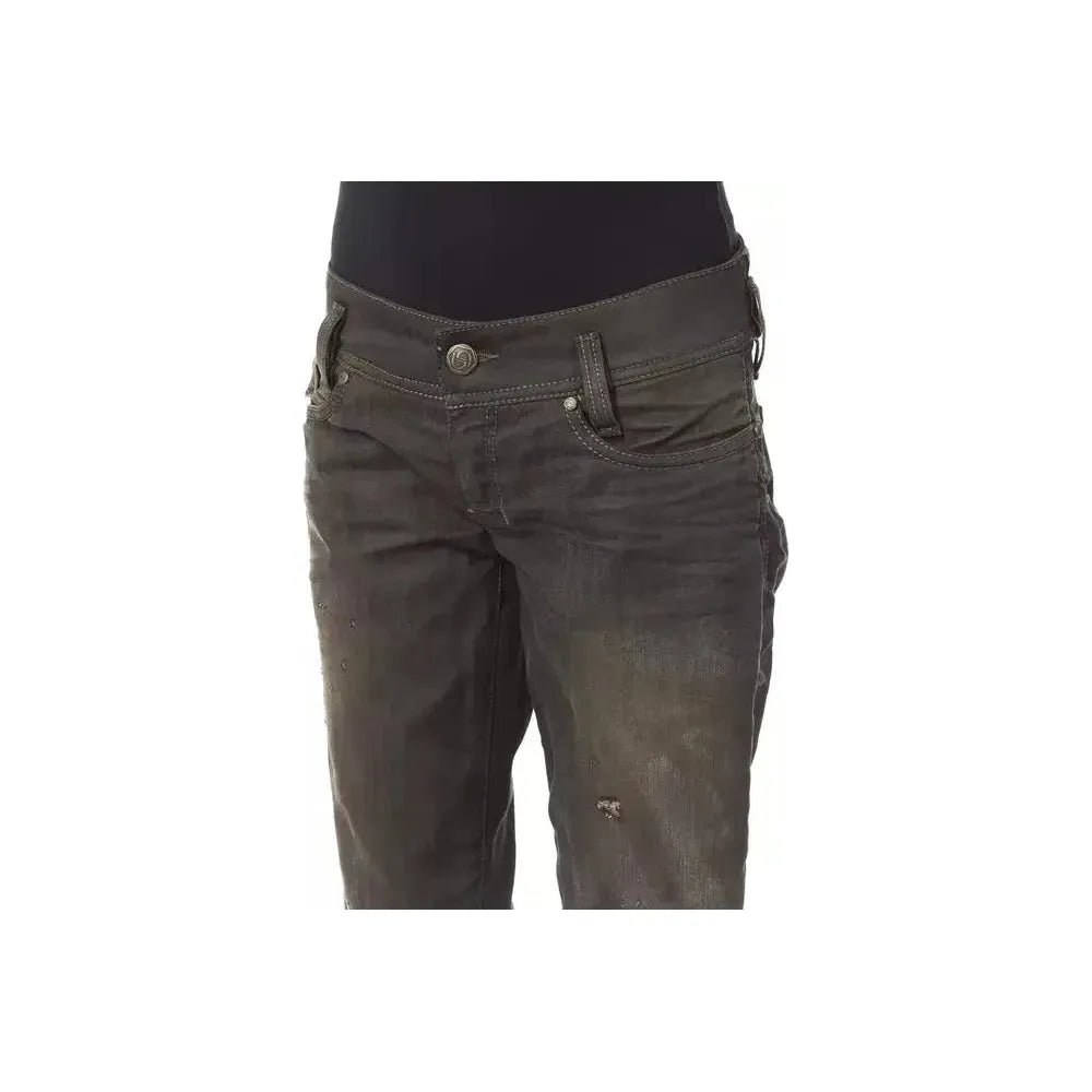 BYBLOS Black Cotton Women Jeans BYBLOS