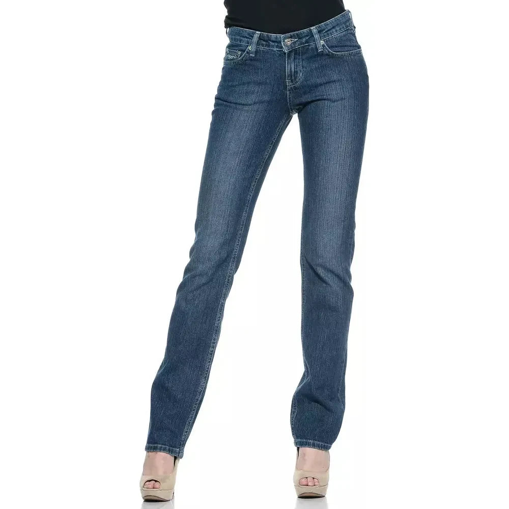 Ungaro Fever Blue Cotton Women Jeans Ungaro Fever