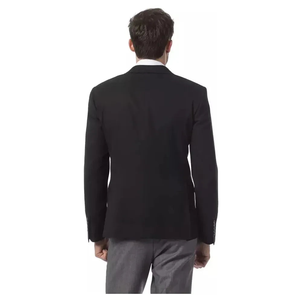 Billionaire Italian Couture Black Wool Men's Blazer Billionaire Italian Couture