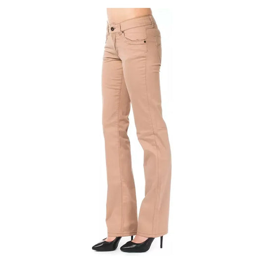 Ungaro Fever Beige Cotton Women Pant Ungaro Fever