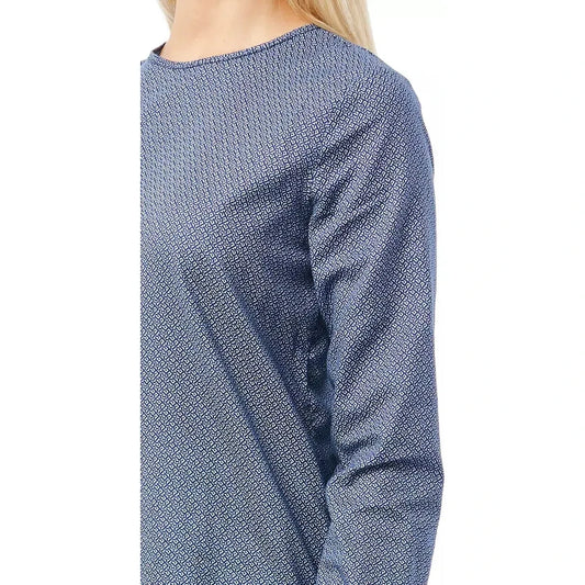 Bagutta Geometric Round Neck Cotton Blouse WOMAN TOPS AND SHIRTS Bagutta