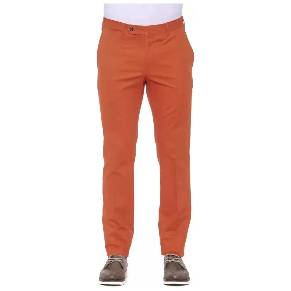 PT Torino Red Cotton Men's Trouser Jeans & Pants PT Torino