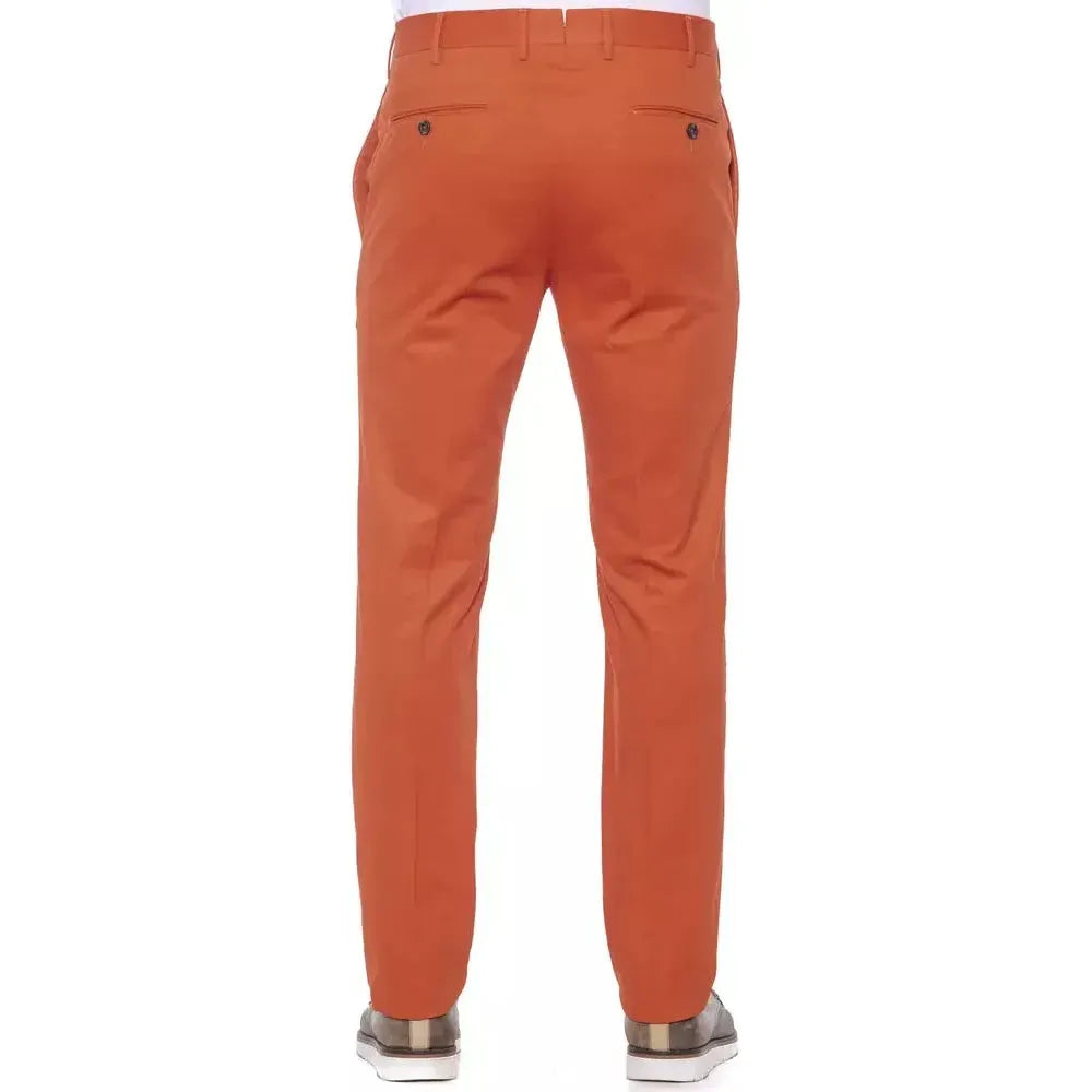 PT Torino Red Cotton Men's Trouser Jeans & Pants PT Torino