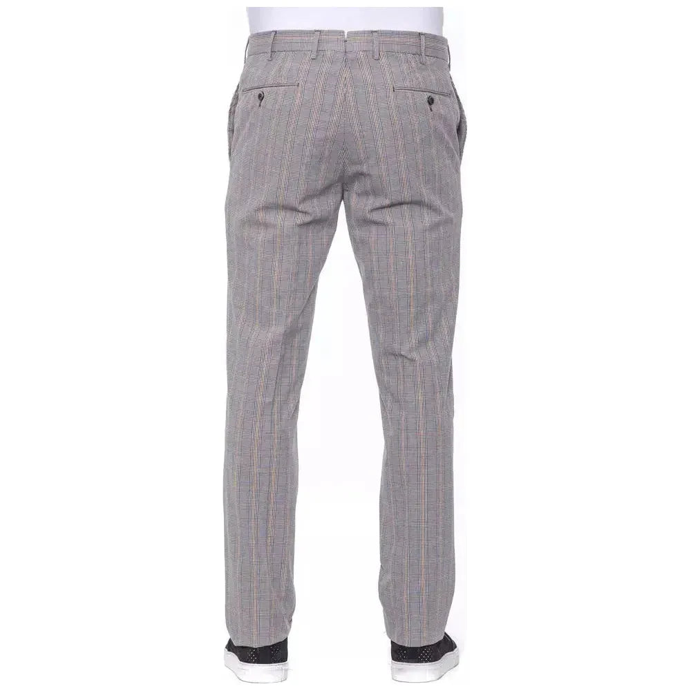 PT Torino Gray Cotton Men's Trouser Jeans & Pants PT Torino