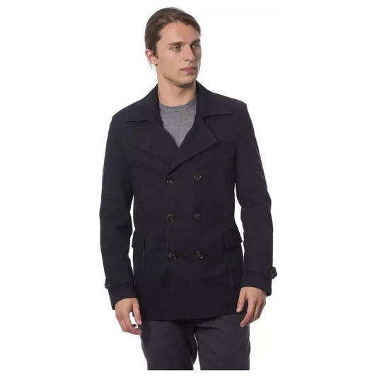 Verri Blue Cotton Men's Blazer Verri