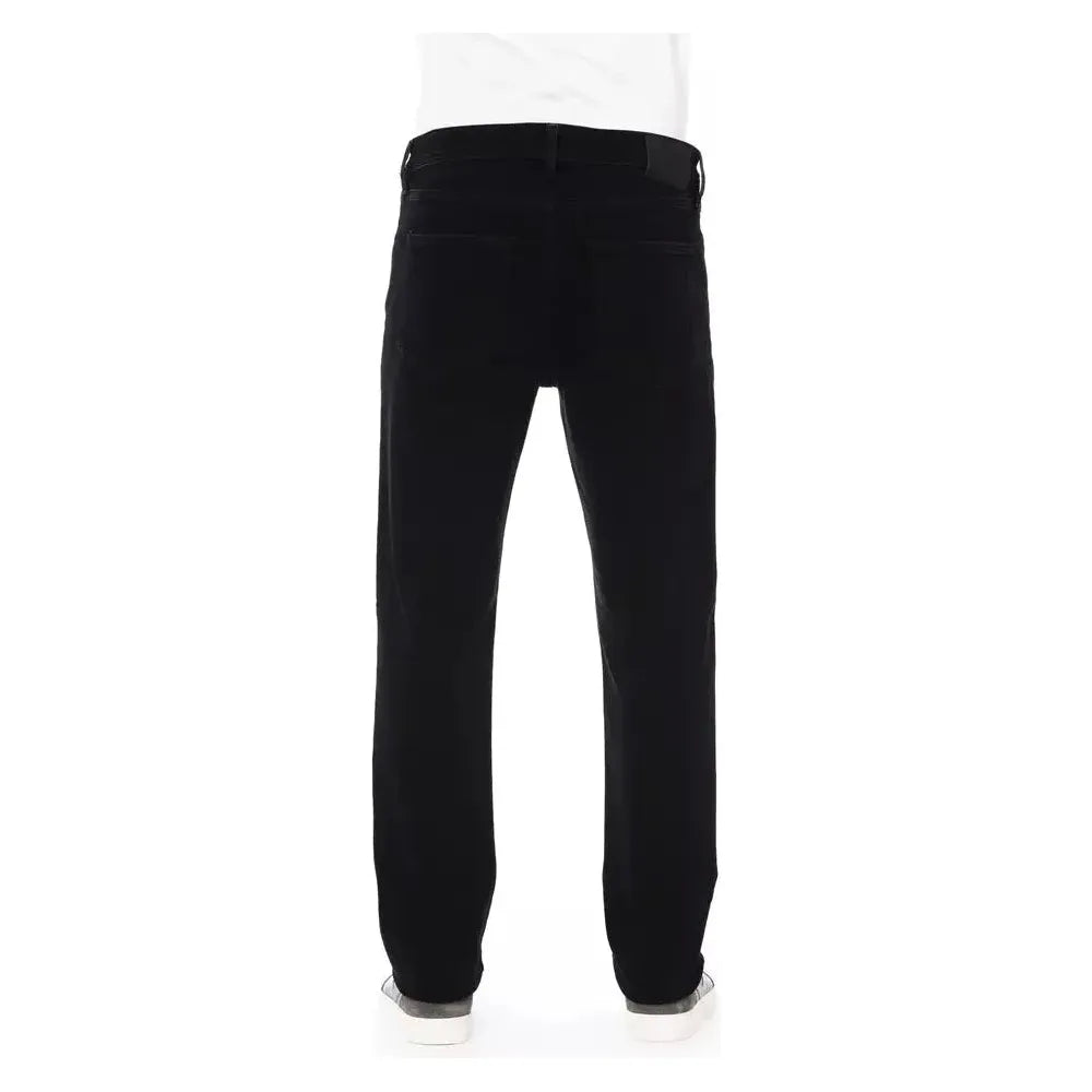 Baldinini Trend Black Cotton Men Jeans Baldinini Trend