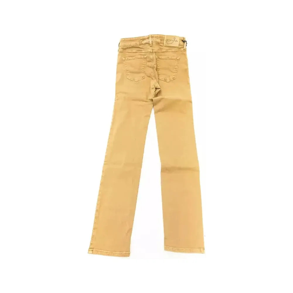 Jacob Cohen Beige Cotton Women's Jeans Jacob Cohen