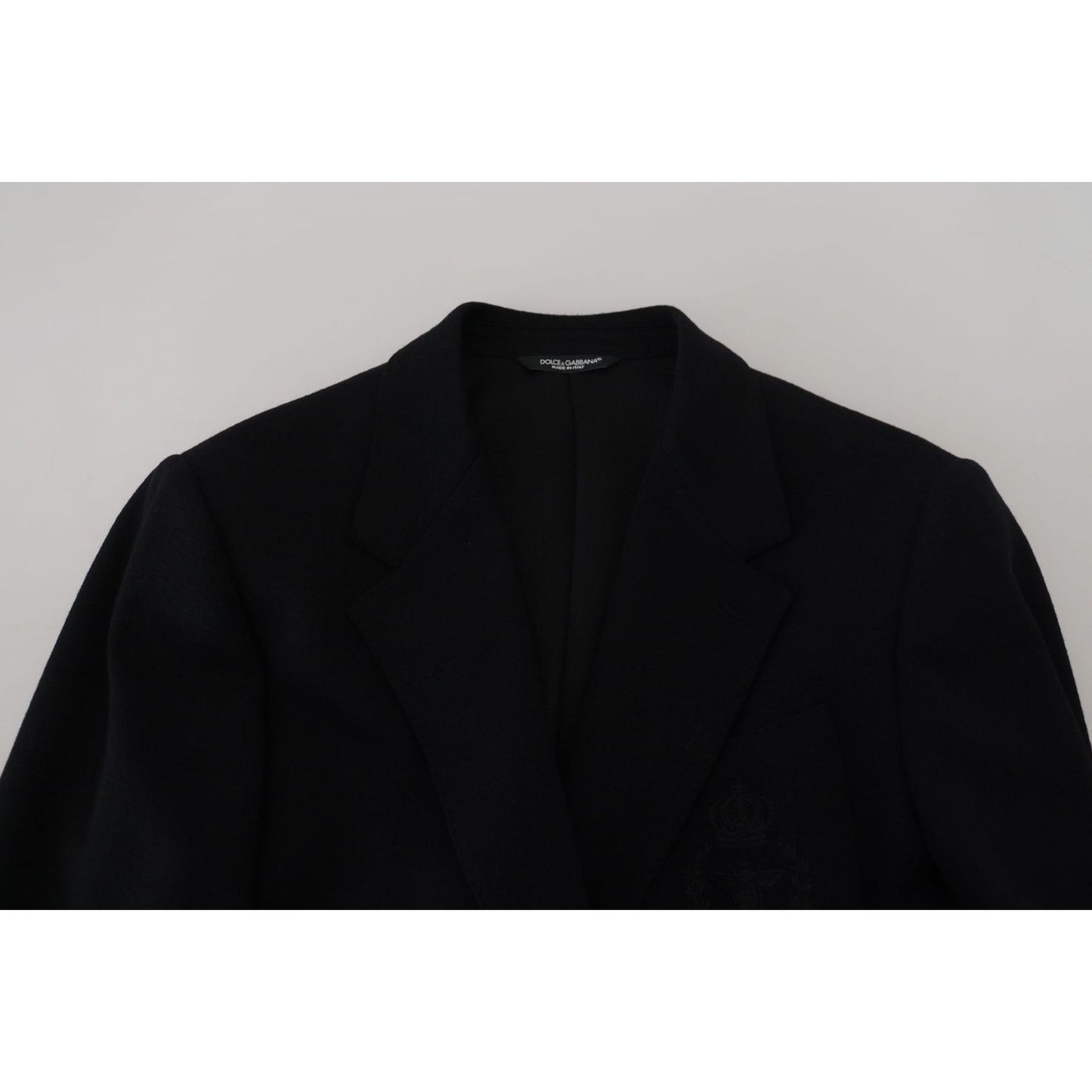 Dolce & Gabbana Elegant Single Breasted Black Wool Blazer Dolce & Gabbana