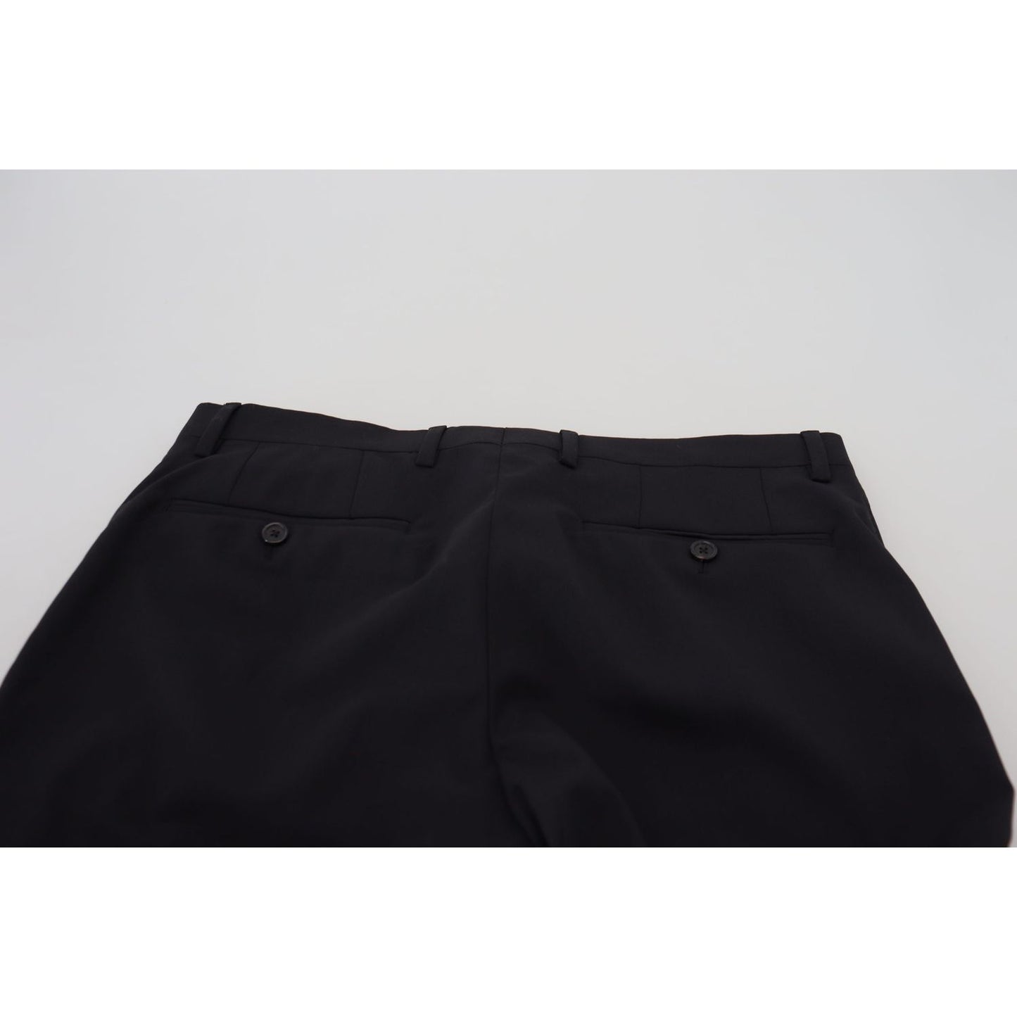 Dolce & Gabbana Elegant Black Wool Blend Trousers Dolce & Gabbana