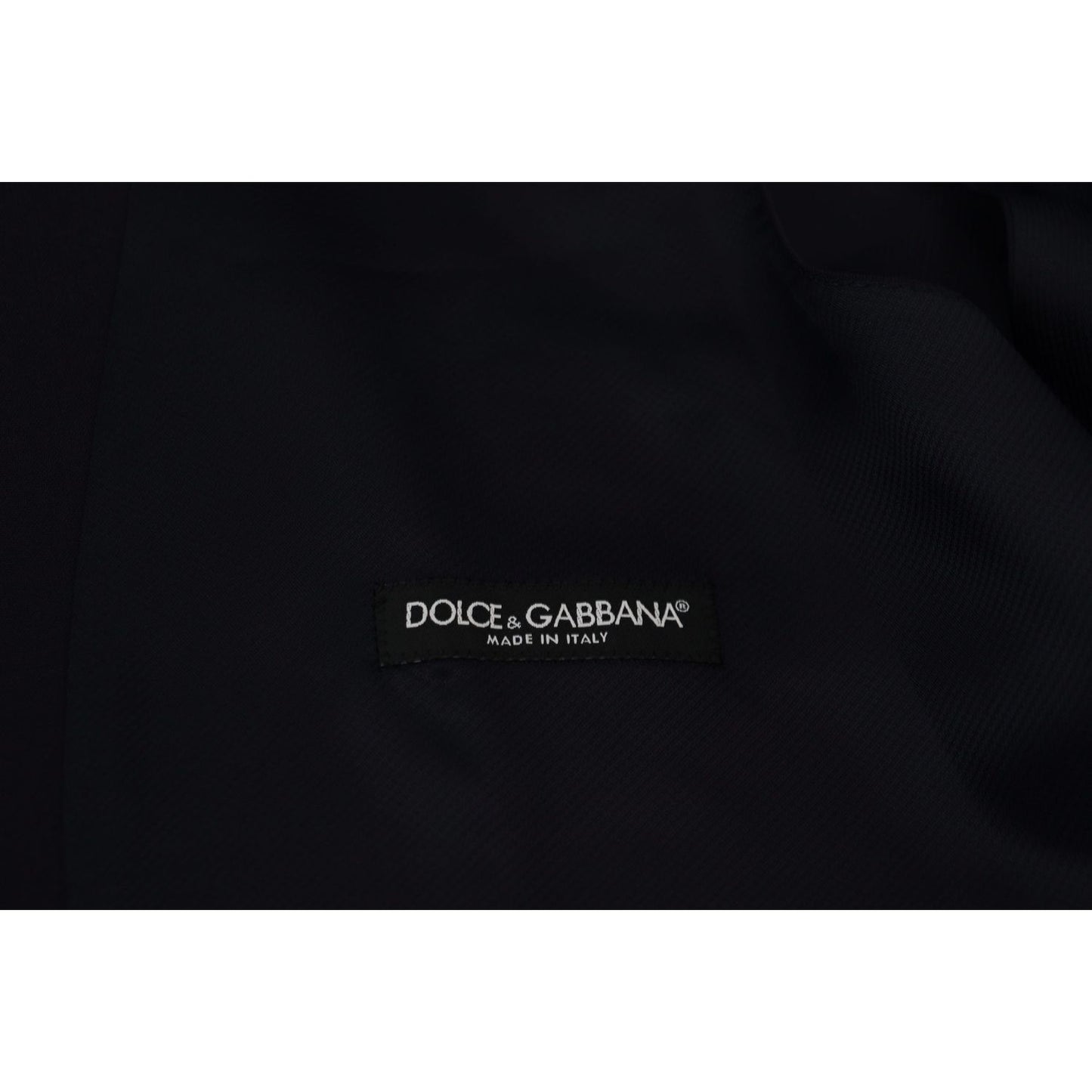 Dolce & Gabbana Elegant Dark Blue Formal Dress Vest Dolce & Gabbana