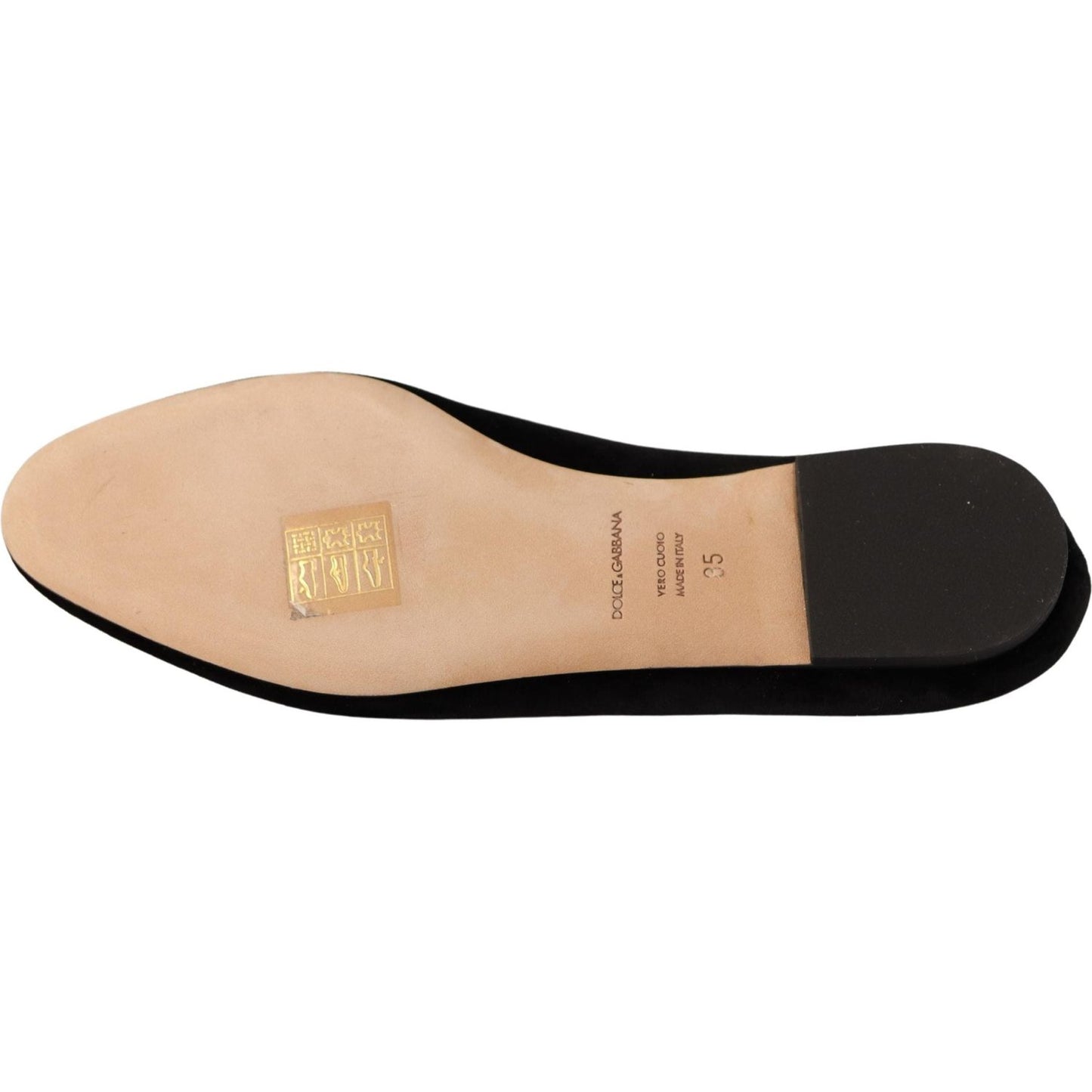 Dolce & Gabbana Elegant Patent Leather Flat Shoes Dolce & Gabbana