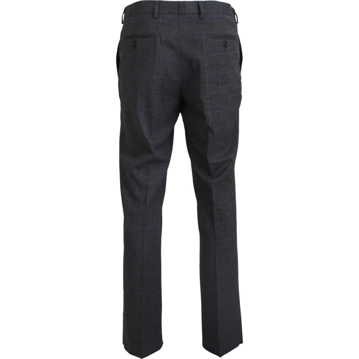 BENCIVENGA Elegant Checkered Wool Dress Pants for Men BENCIVENGA