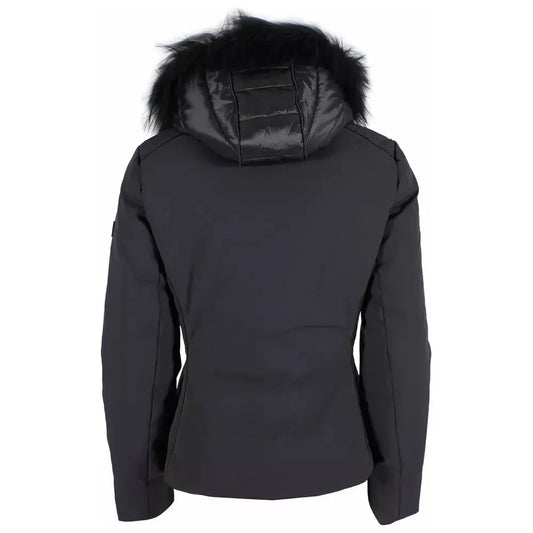 Yes Zee Elegant High-Collar Hooded Women's Jacket Yes Zee