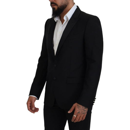 Dolce & Gabbana Elegant Martini Black Formal Blazer Dolce & Gabbana