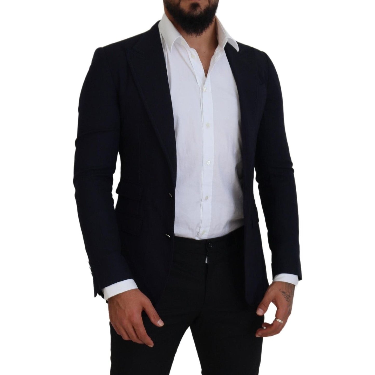 Dolce & Gabbana Elegant Black Single-Breasted Blazer Dolce & Gabbana