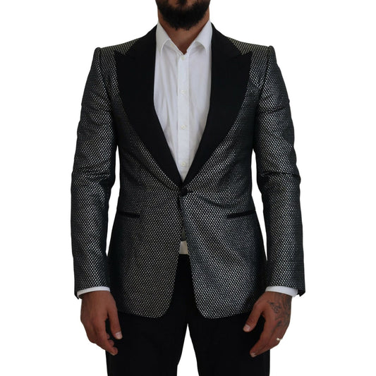 Dolce & Gabbana Elegant Jacquard Single Breasted Blazer Dolce & Gabbana