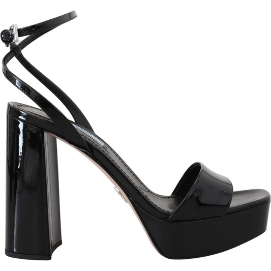 Elevate Your Elegance with Glossy Black Heels