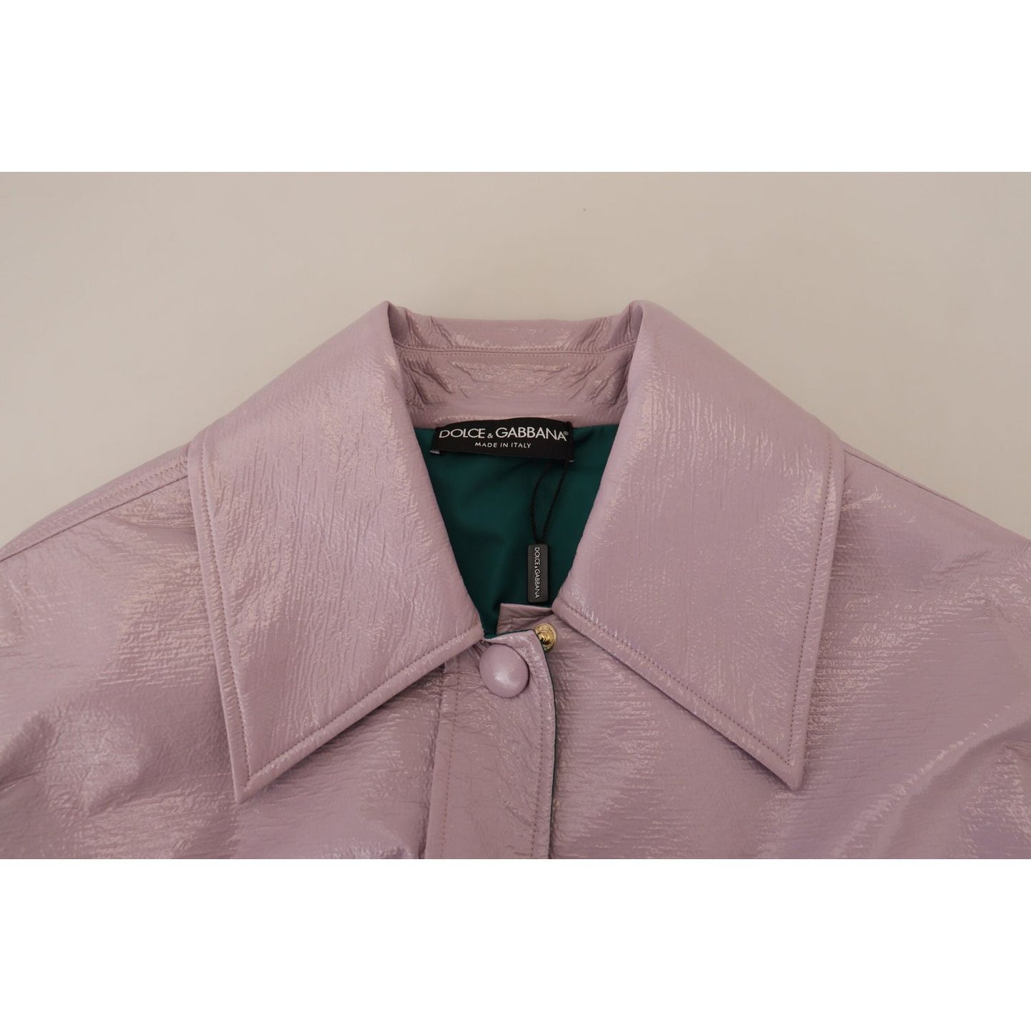 Dolce & Gabbana Chic Purple Cropped Jacket - A Style Statement Dolce & Gabbana