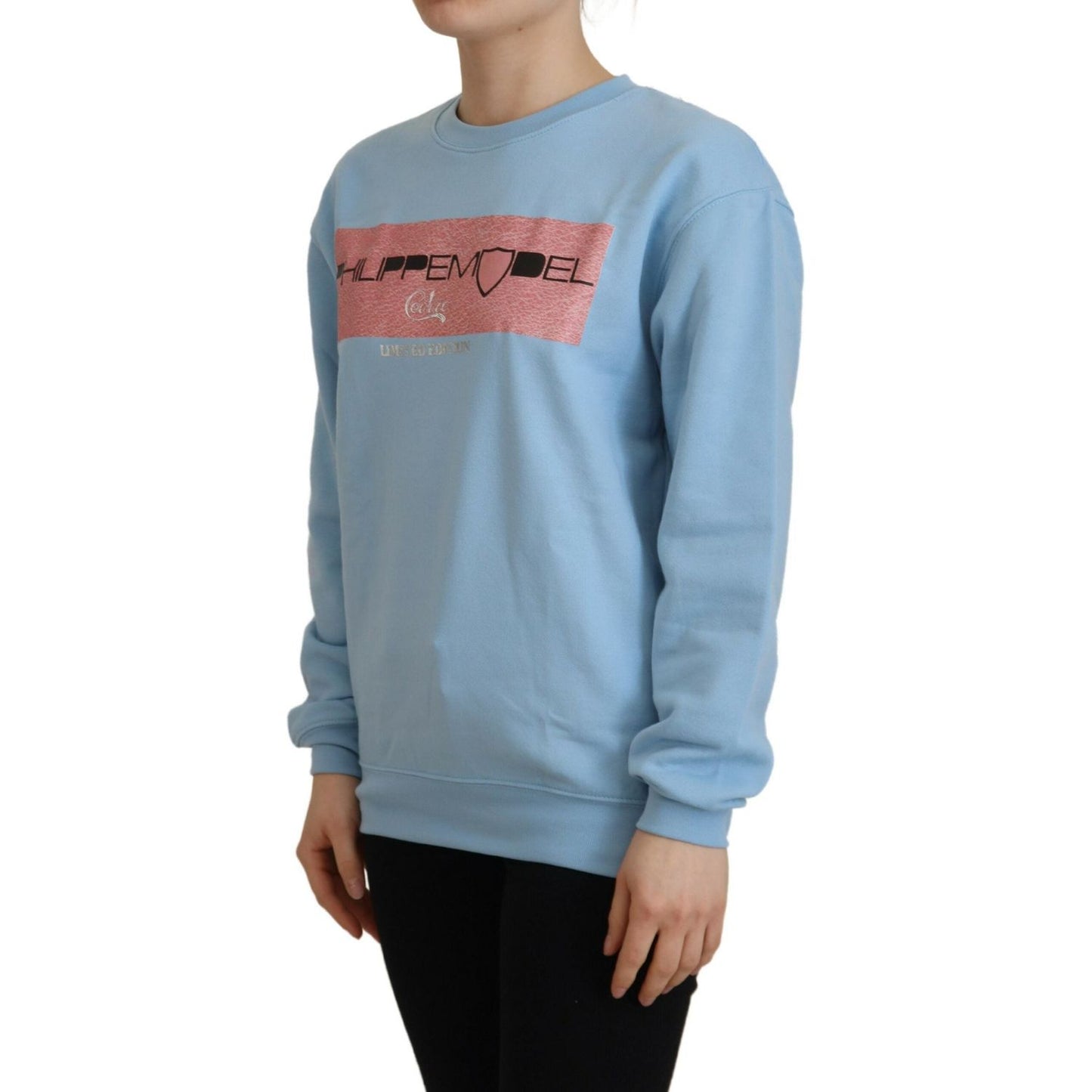 Philippe Model Elegant Light Blue Long Sleeve Sweater Philippe Model