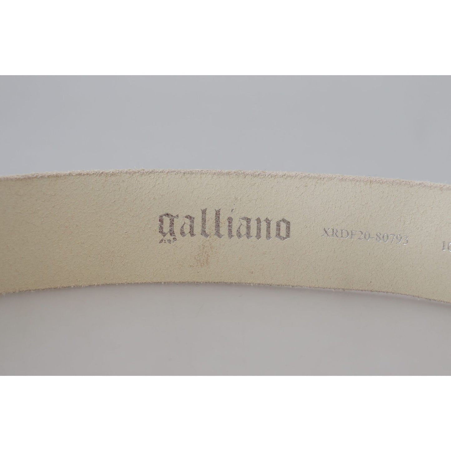 John Galliano Elegant Pink Leather Fashion Belt John Galliano