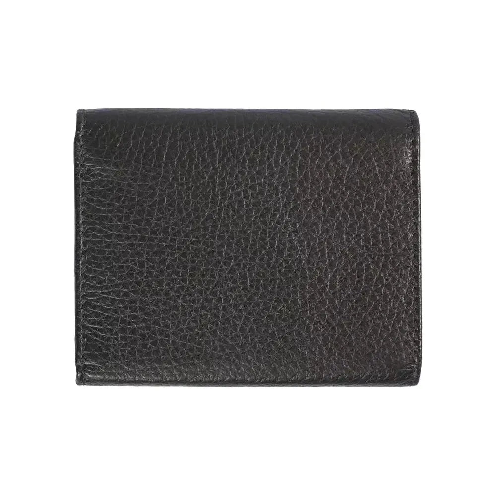 Trussardi Black Leather Women Wallet Trussardi