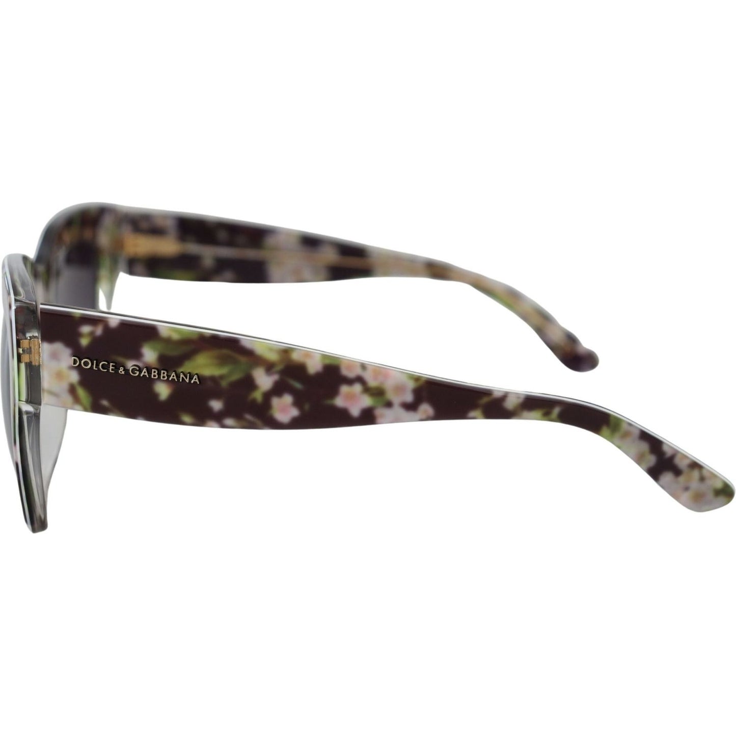 Dolce & Gabbana Elegant Black Multicolor Gradient Sunglasses Dolce & Gabbana