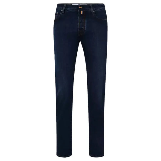 Jacob Cohen Blue Cotton Men Slim-fit Jean Jacob Cohen