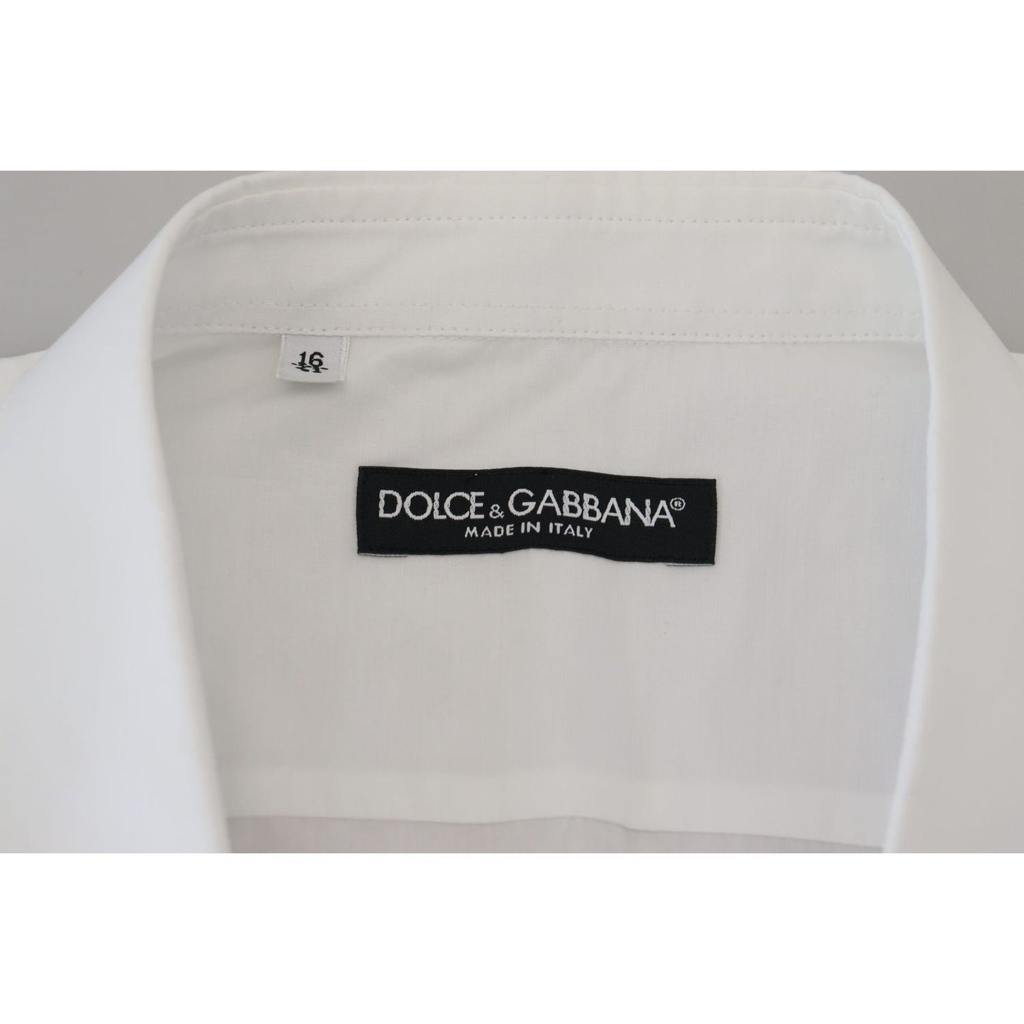 Dolce & Gabbana Exquisite White Cotton Formal Shirt Dolce & Gabbana