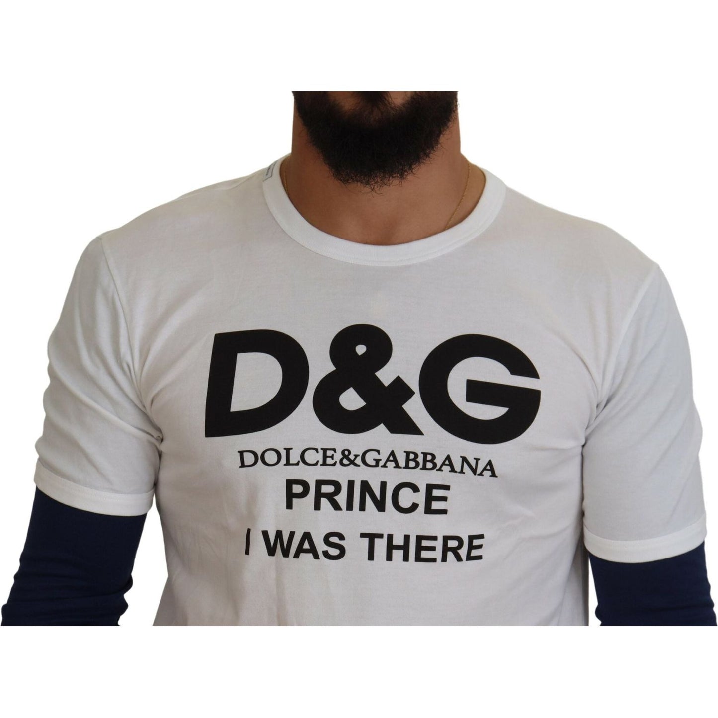 Dolce & Gabbana Elegant White Cotton Pullover Sweater Dolce & Gabbana