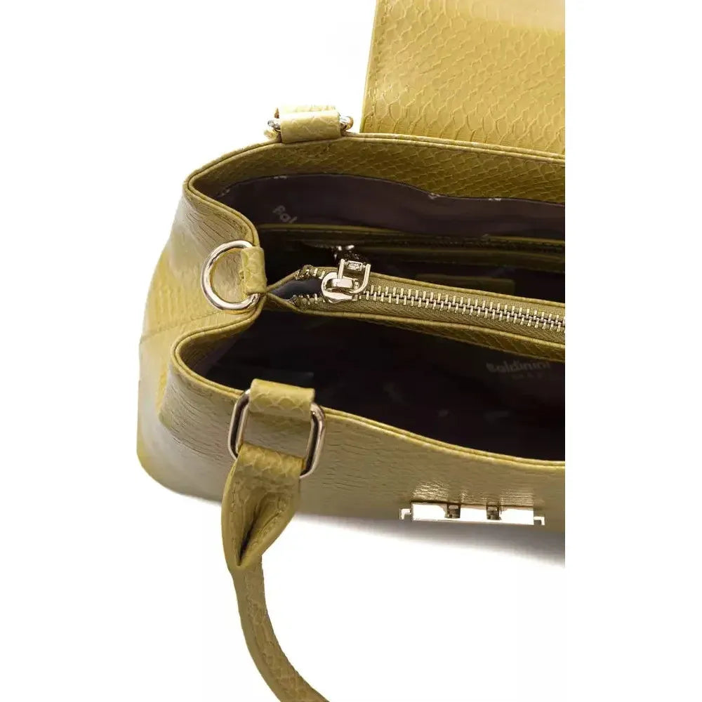 Baldinini Trend Yellow Polyurethane Women Crossbody Bag Baldinini Trend