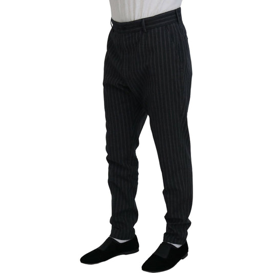 Dolce & Gabbana Elegant Striped Chino Dress Pants Dolce & Gabbana