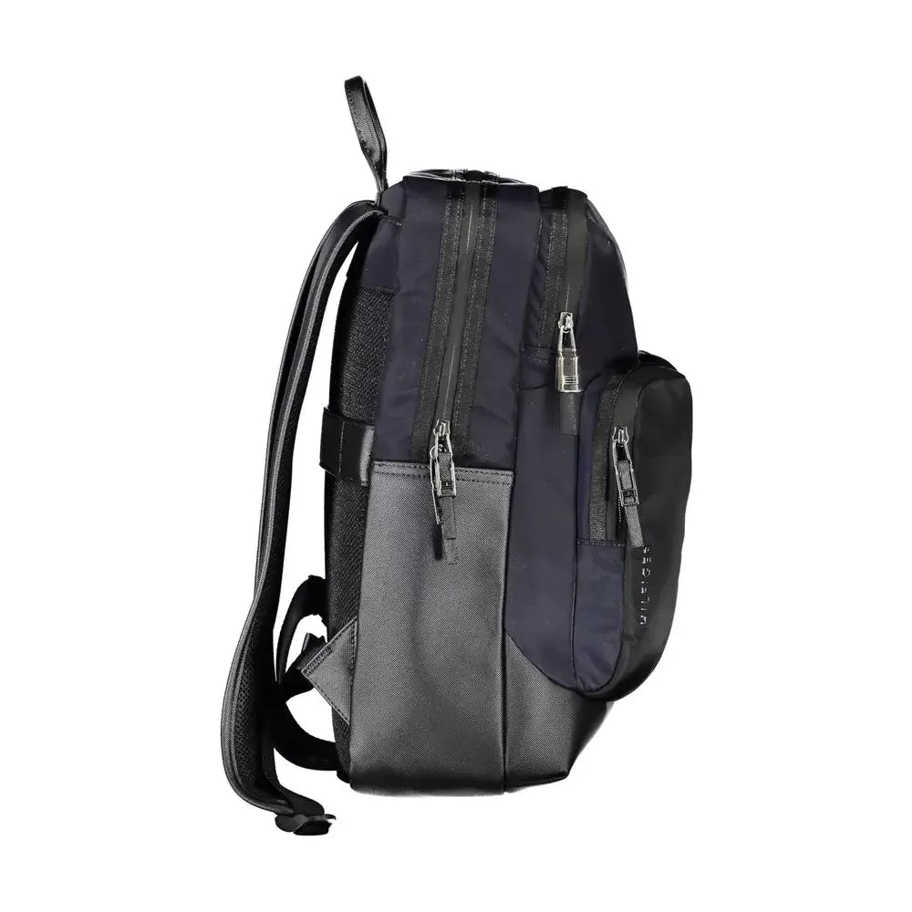 Tommy Hilfiger Blue Polyethylene Men Backpack Tommy Hilfiger