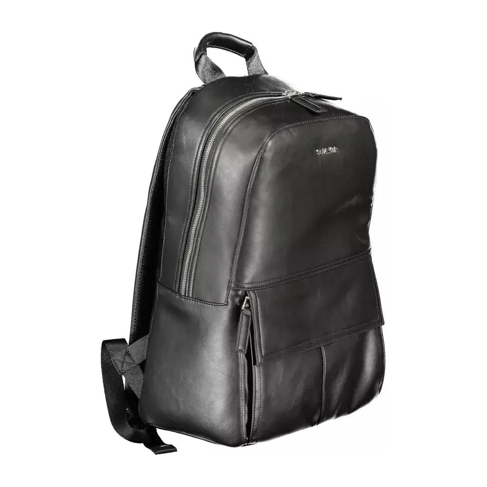 Calvin Klein Black Polyester Men Backpack Calvin Klein