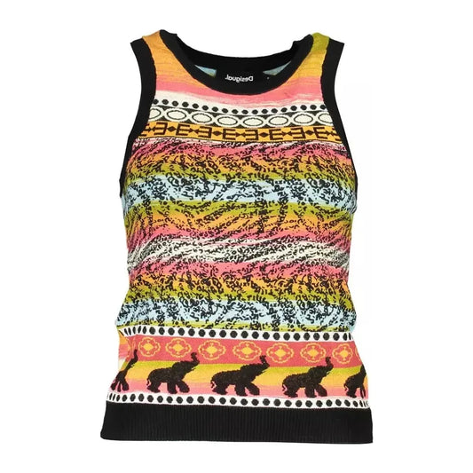 Desigual Black Viscose Women Top Desigual