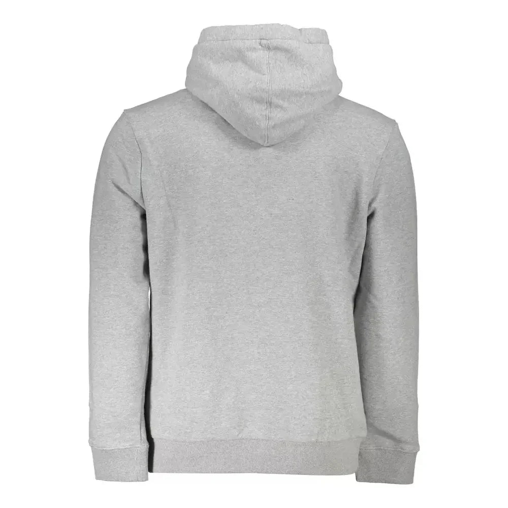 Napapijri Gray Cotton Men Sweater Napapijri