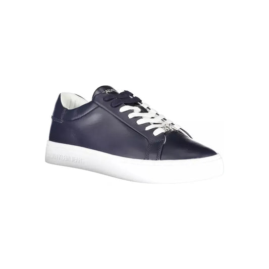 Calvin Klein Blue Leather Men Sneaker Calvin Klein