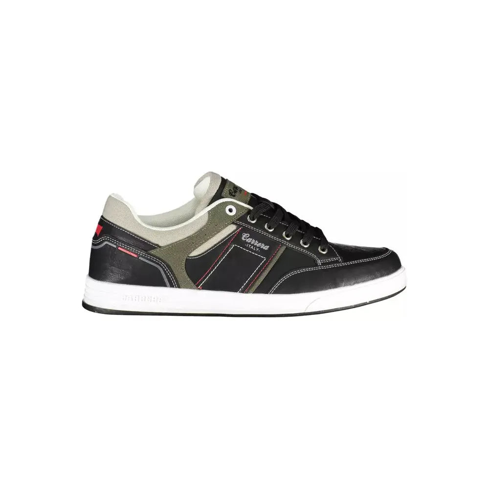 Carrera Black Eco Leather Men Sneaker Carrera