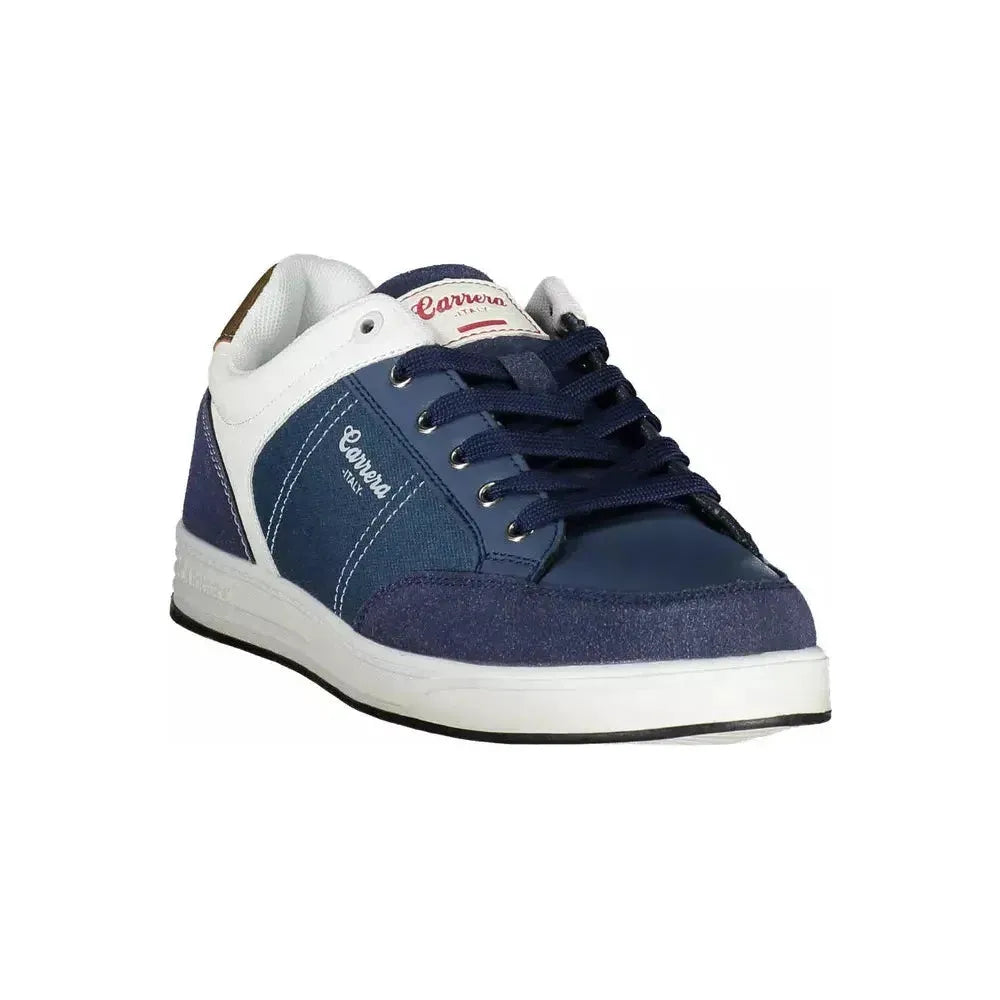 Carrera Blue Eco Leather Men Sneaker Carrera