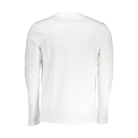 Hugo Boss White Cotton Men T-Shirt Hugo Boss