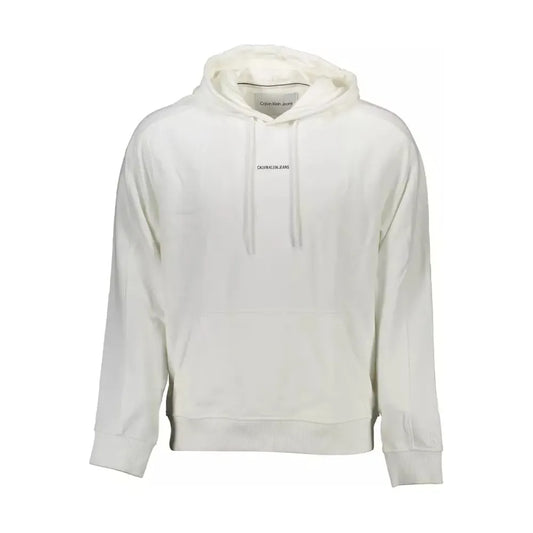 Calvin Klein White Cotton Men Sweater Calvin Klein