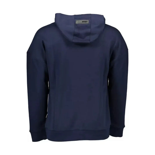 Plein Sport Blue Cotton Men Sweater Plein Sport