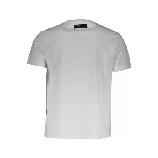 Plein Sport White Cotton Men T-Shirt Plein Sport