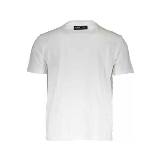 Plein Sport White Cotton Men T-Shirt Plein Sport