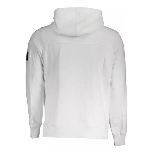 Calvin Klein White Cotton Men Sweatshirt Calvin Klein