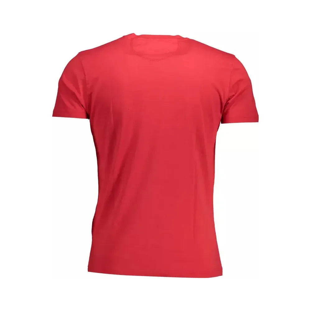 La Martina Red Cotton Men T-Shirt La Martina