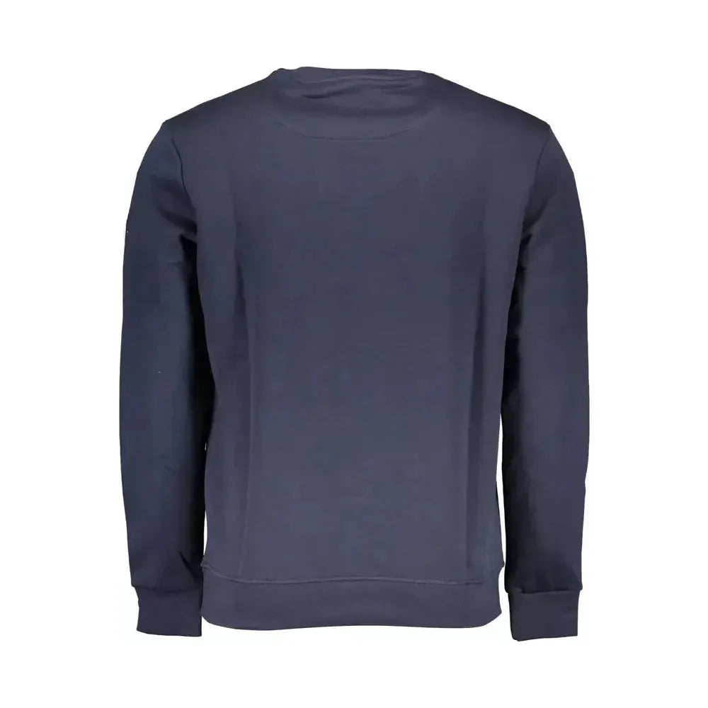 North Sails Blue Cotton Men Sweater North Sails