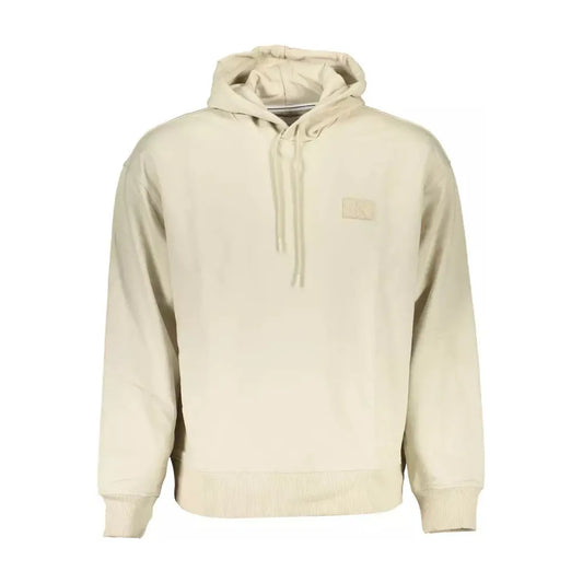 Calvin Klein Beige Cotton Men Sweater Calvin Klein