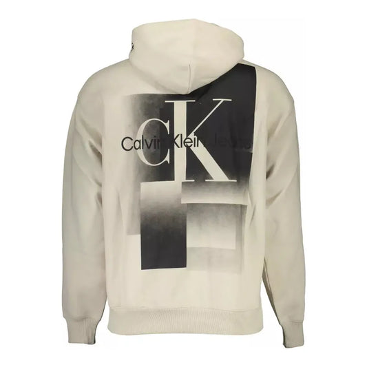 Calvin Klein Beige Cotton Men Sweater Calvin Klein