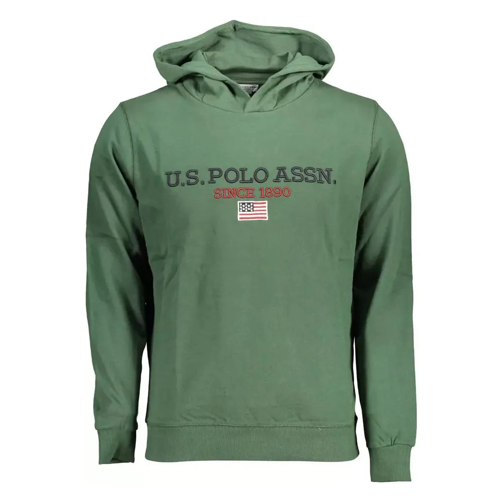 U.S. POLO ASSN. Green Cotton Men Sweater U.S. POLO ASSN.