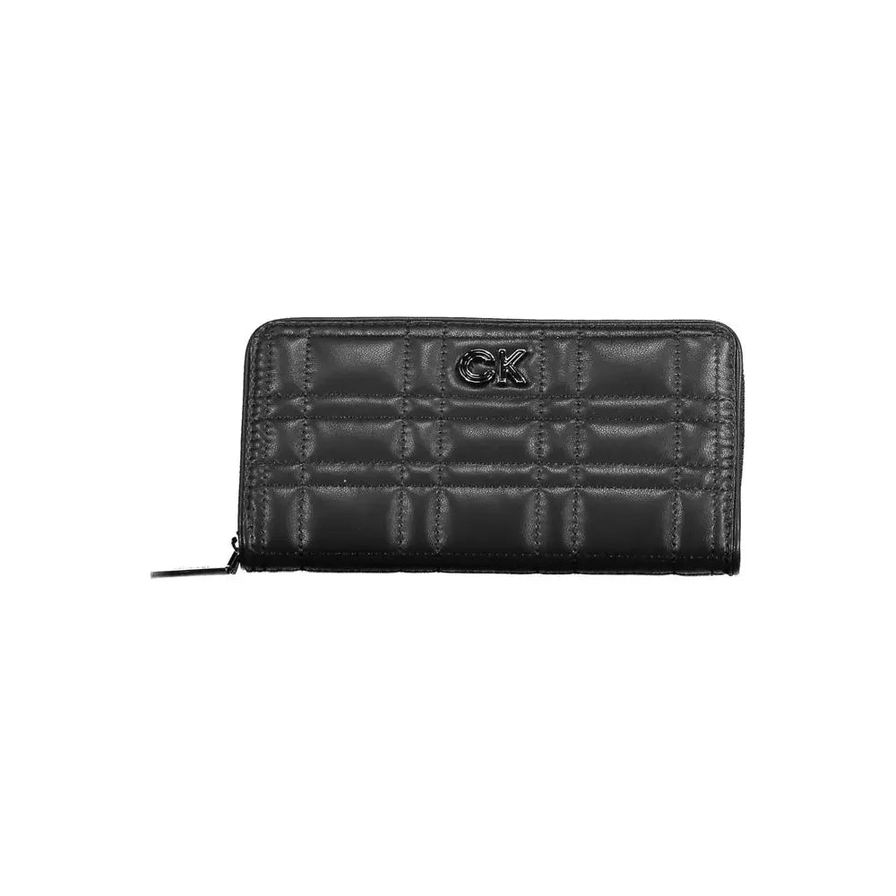 Calvin Klein Black Polyester Women Wallet Calvin Klein